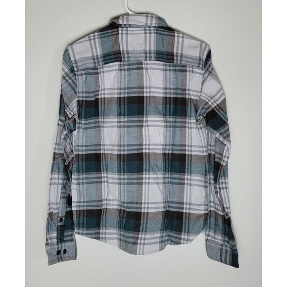 Patagonia Flannel Shirt Mens XXS Organic Cotton Tailored Grey L/S Fjord NEW - Picture 2 of 8